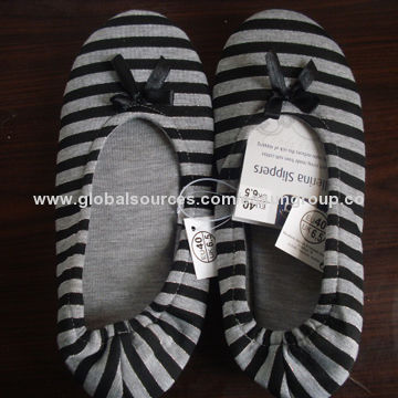 Ballet shoes, made of PU or faux suede or fabric