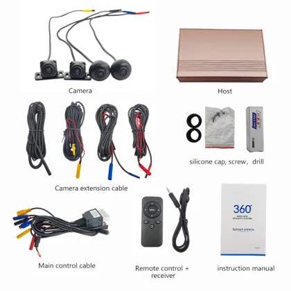 Coview 4S: 360 Degrees 4-Way Mirror Car Camera for Safe Driving and Reversing Aid