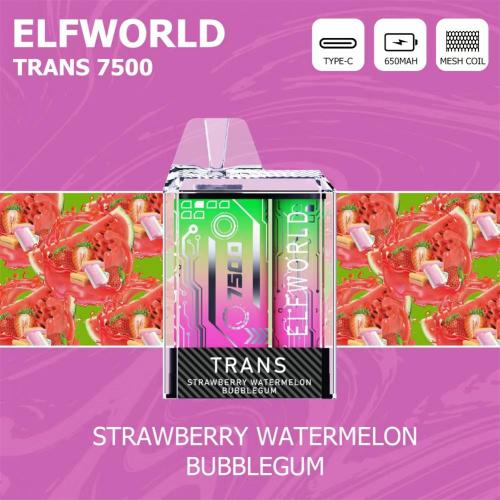 Elf world Trans 7500 Fruity Flavored Disposable Vapes