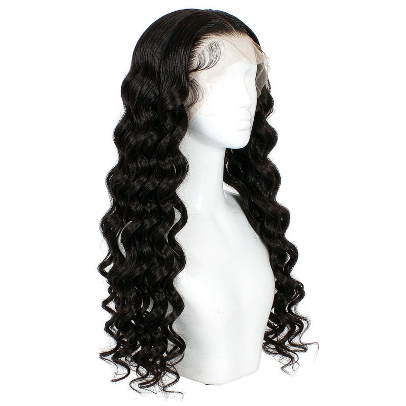 28 Inch Deep Wave 13x4 Lace Front Wig 100% Human Hair