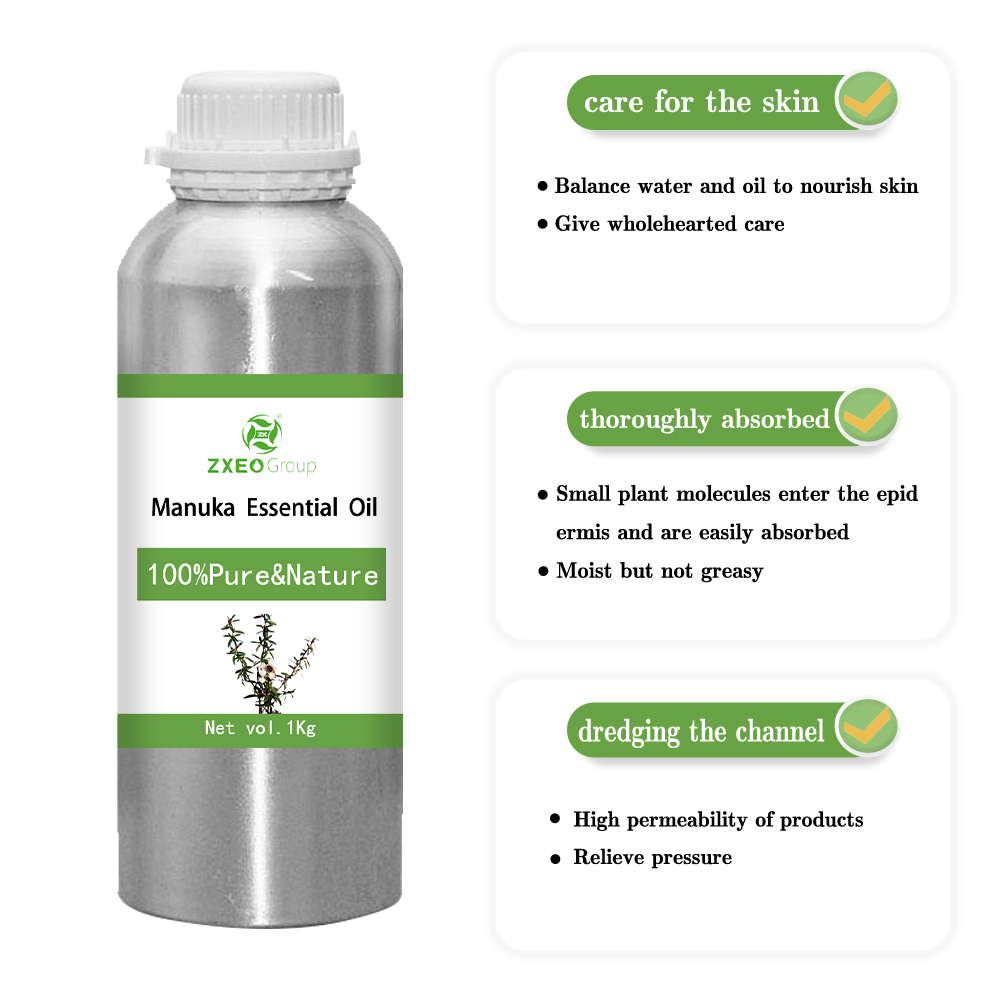 Aceite esencial de Manuka 100% puro y natural Aceite Bluk esencial al por mayor de alta calidad para compradores globales El mejor precio