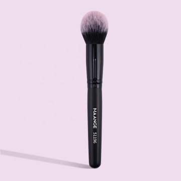 Custom Soft Large Powder Brush with Aluminum Tube and Synthetic Hair for Face Foundation