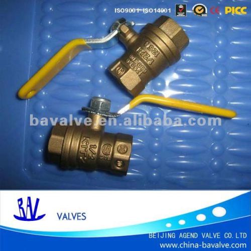 china lever handle full bore brass ball valve