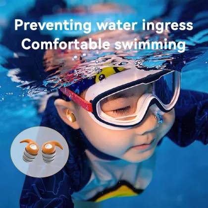 ES600 Nano Silicone Noise Cancelling Waterproof Earplugs for Adults and Children