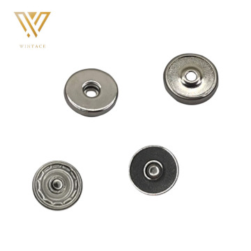 13mm No-Press Magnetic Snap Buckle - Round Metal Magnetic Buttons for Jackets and Clothing