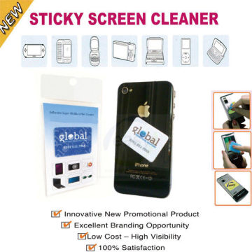 Self-adhesive Sticky Screen Cleaner With Pu For Laptop / Iphone