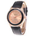 Gold Leather Watch Women For Business