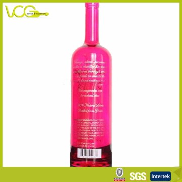 750ml Glass Bottles with Color Spraying