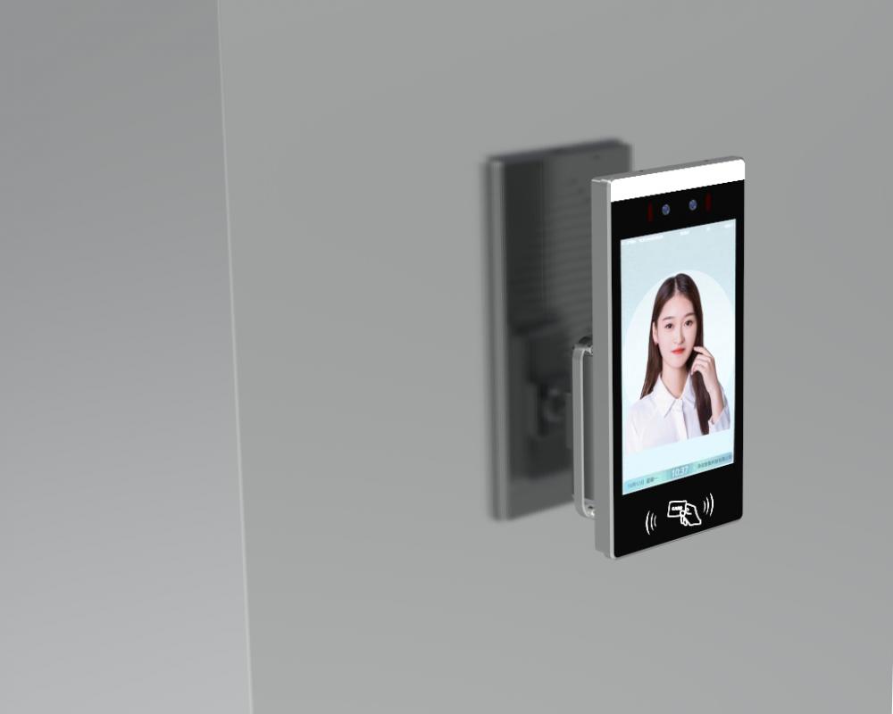 Face Recognition Thermometer Terminal with Stand