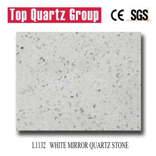 White mirror quartz stone