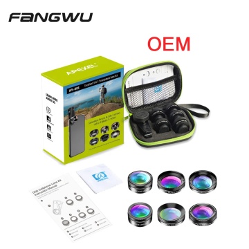 3-6 de alta qualidade em 1 kit de lente de câmera de celular móvel para smartphones: aprimore sua experiência fotográfica