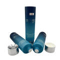 Body lotion hand cream blue matte tube