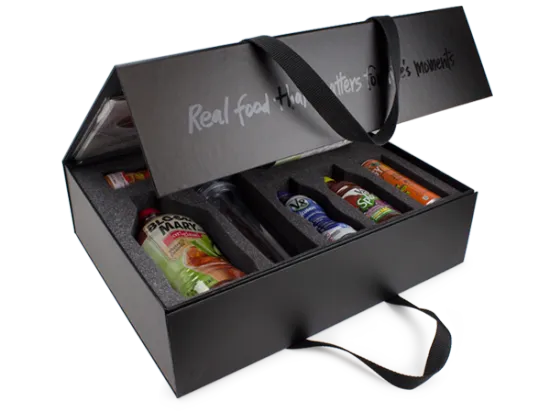 Elegant Wine Bottle Book Magnetic Box with EVA