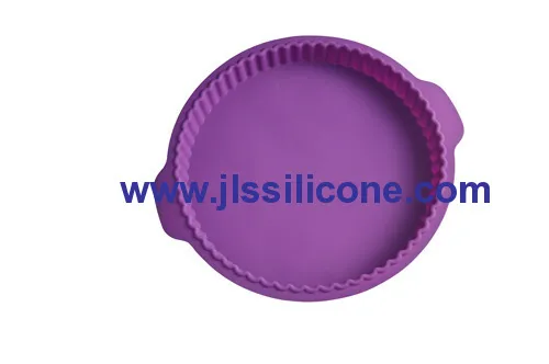7 Inch Big Round Wave Silicone Baking Molds Pizza And Pie Bake Pan 