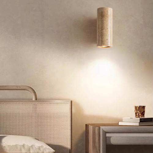 Lámpara de pared de piedra LED para sala de estar de dormitorio
