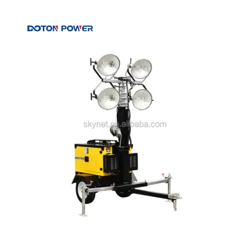 Small Trailer Mobile Light Tower For Lighthouse Rescue