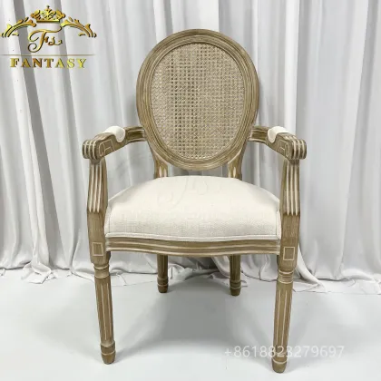 Antique French King Louis XV Dining Arm Chair for Bride and Groom