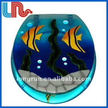 Ployresin toilet seat