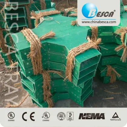 Fiber Reinforced Cable Duct with cover (FRP)