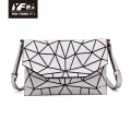 Bolsa geométrica casual feminina bolsa de ombro bolsa