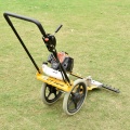 Duas rodas Grass Trimmer Mandle Push Brush Cutter