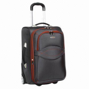 3-piece trolley set, made of polyester, front with EVA, measures 20/24/28 inches