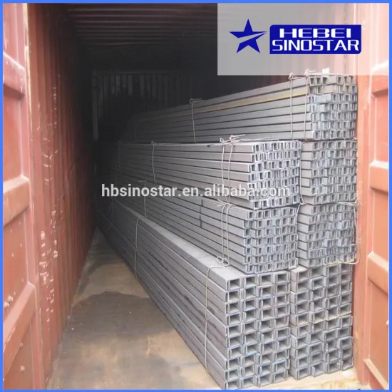 Steel Channel C galvanized steel section in China