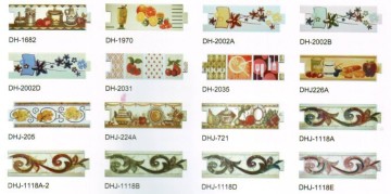 Square shape ceramic border tile DH001