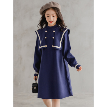 Koreanischer Stil fremdstil kleiner Mädchen Mädchen Kleid