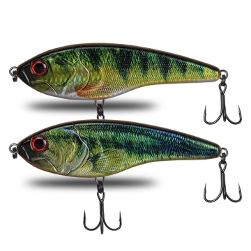 OEM 130mm 57g Slow Sinking Jerk Vib Sea Bass Lure - Multi-Color Options for Ocean Fishing