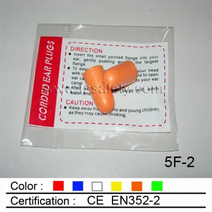 PU foam safety earplugs with kinds of color