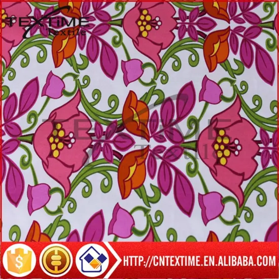 types of printed woven fabric