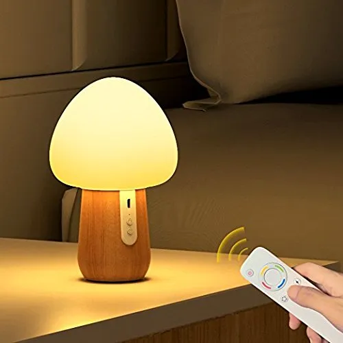 Wireless Remote Control Safe Silicone Beech LED Baby Night Light