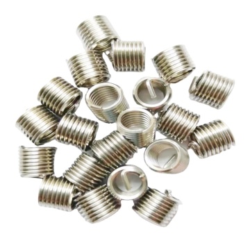 Various Types ST10*1.5 Wire Thread Insert Stainless Steel Screw Sleeve Tail Wire Weapons Industry M8 Thread OEM Customizable