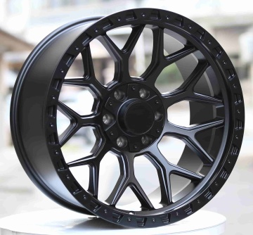 20-inch matte black wheels