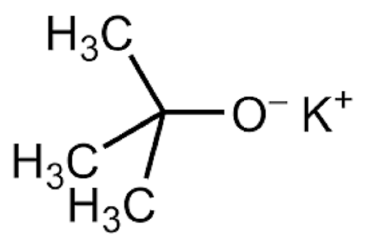 โพแทสเซียม tert-butoxide ใน dimethyl sulfoxide