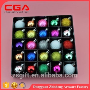 Graceful wholesale large outdoor christmas decorations balls Plastic christmas decorations made in china