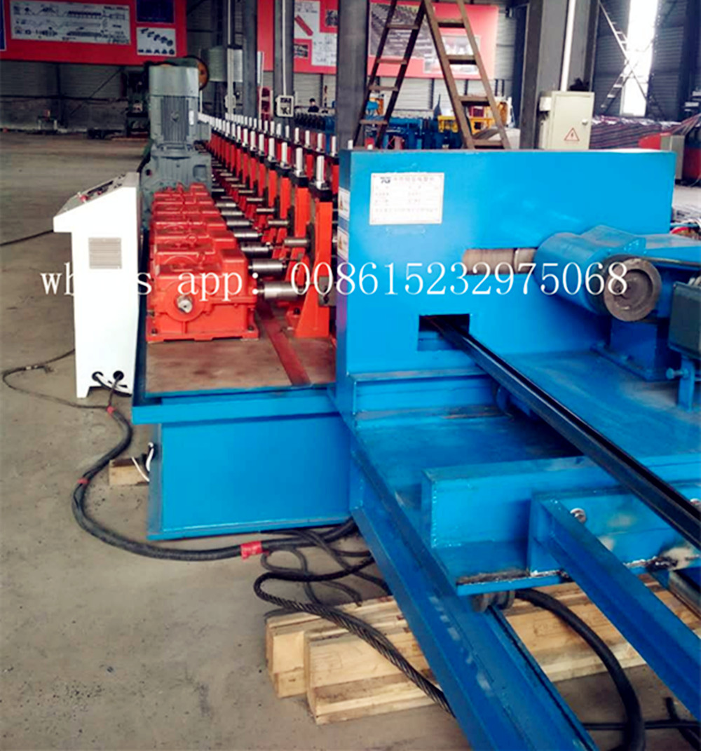 Galvanized steel cz section slotted channel machine