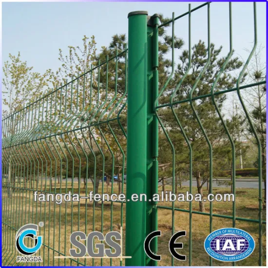 pvc coated welded Residential fencing for security