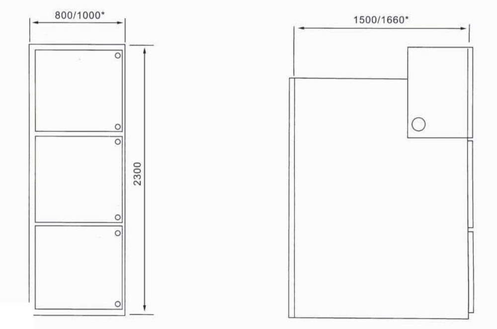 13 Outline dimension drawing