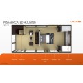 Glass + steel structure prefabricated houses