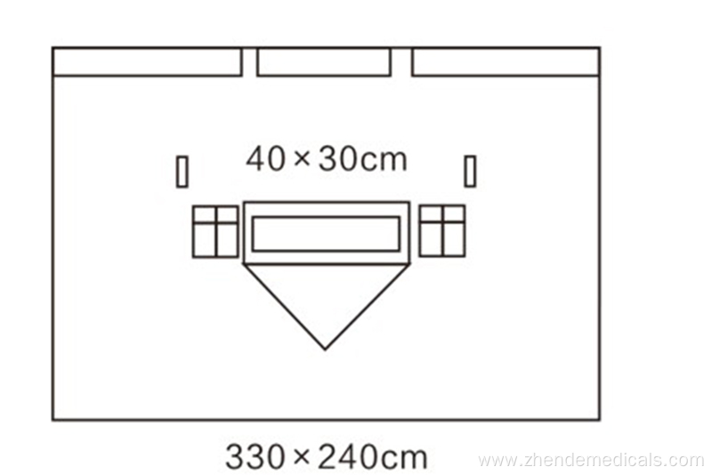 Nonwoven Easy For Use Vertical Surgucal Drape