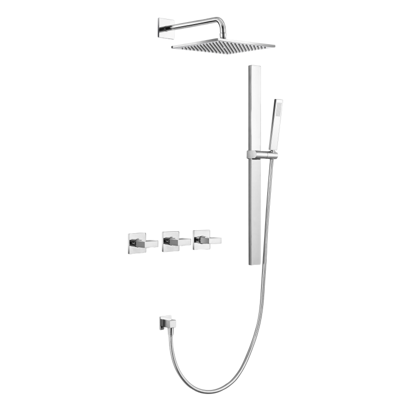 Brass Shower set for concealed installation