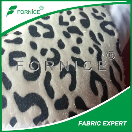 China manufacture synthetic printed leather woman shoes fabric