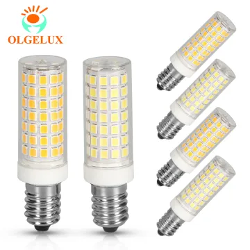 OLGELUX Cylindrical Slim LED Corn Lamp for Home Use - Various Wattages E14 Stick Bulb
