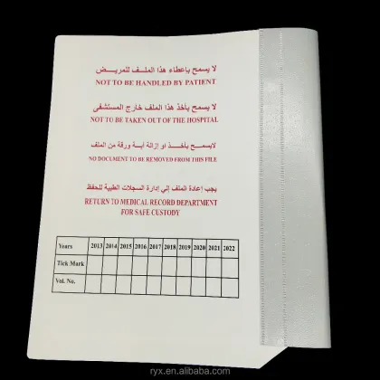 PP Swing Clip Hospital Medical File Record Folders