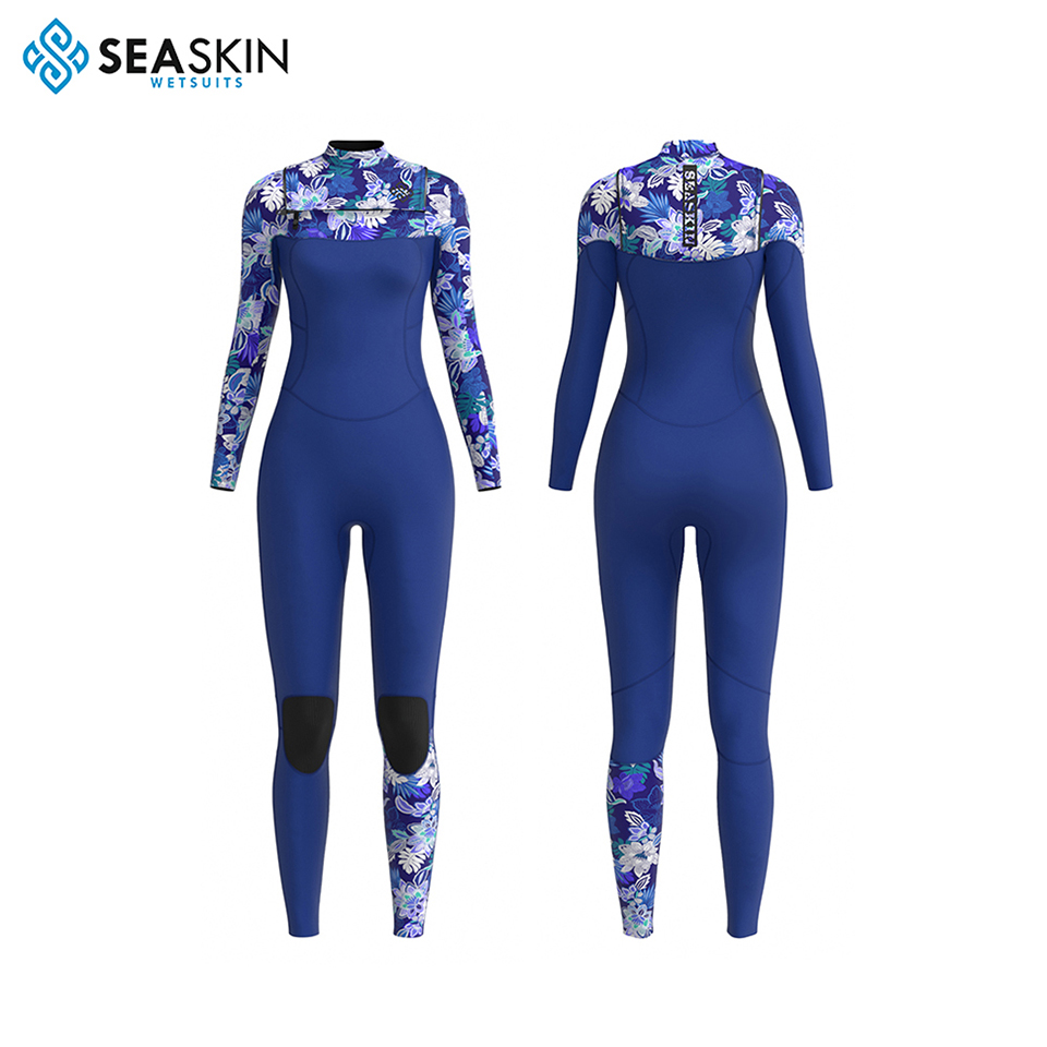 Seaskin -Frauen Surf -Neoprenanzug 3mm Wasser Sport Neoprenanzug