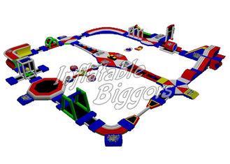 Promotion Sea Inflatable Water Park Custom Brazil , 1000lbs