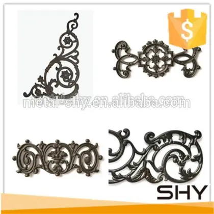 cast iron gate decoration wrought iron gate parts