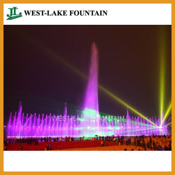 Musical Laser Floating Water Fountain Project for Lake